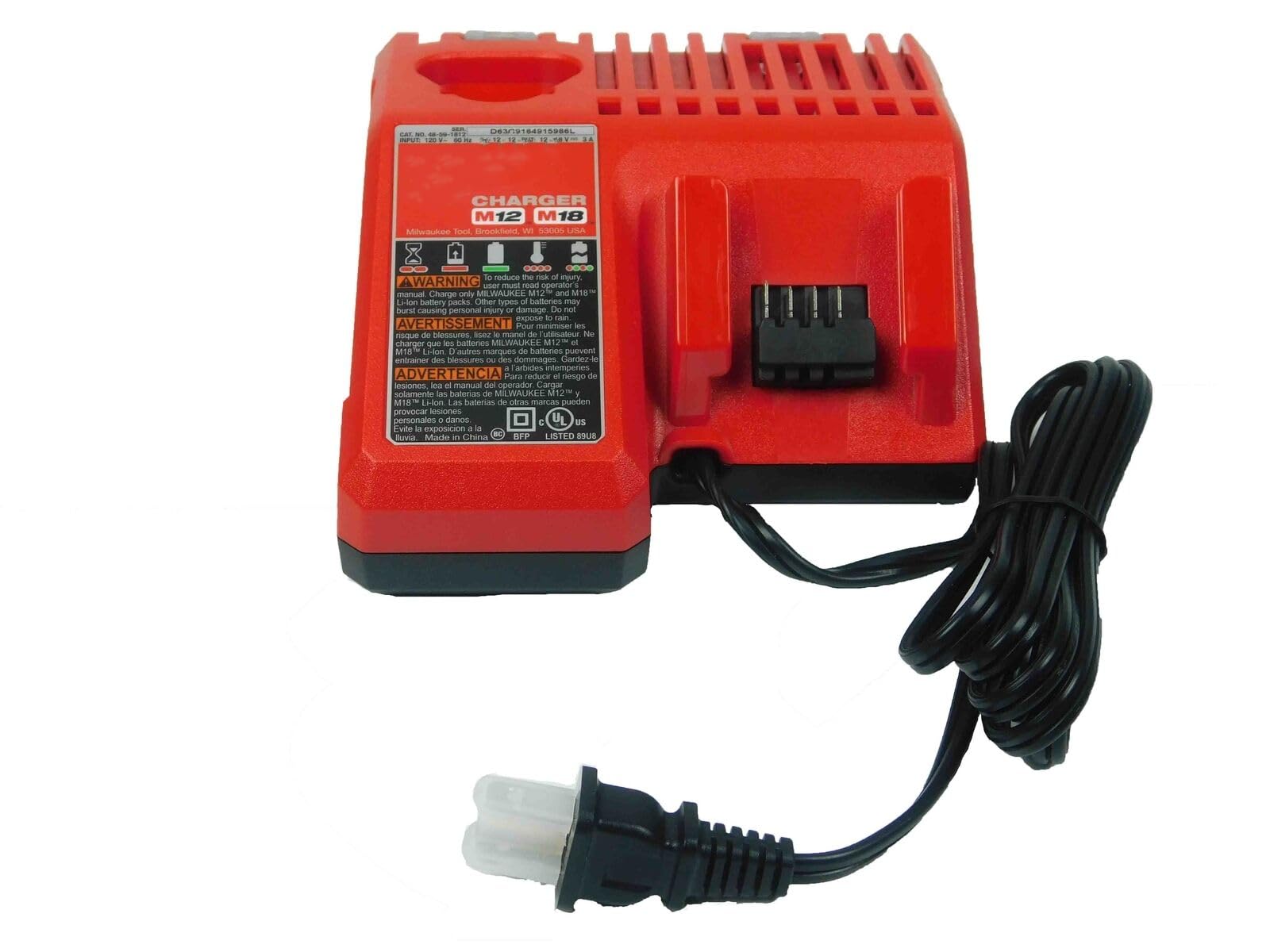 M12/M18 Multi-Voltage Charger